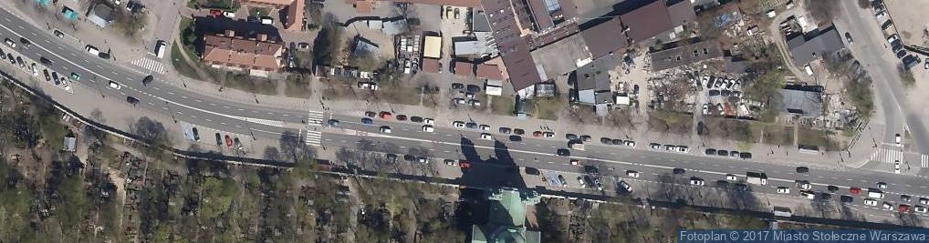 Zdjęcie satelitarne Kosciol sw Boromeusza w Warszawie