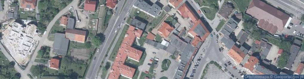 Zdjęcie satelitarne Kosciol sw jakuba