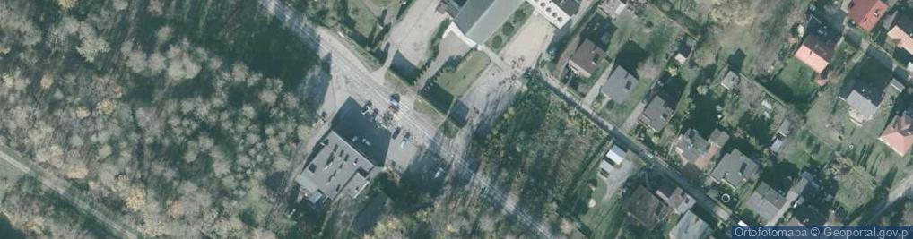 Zdjęcie satelitarne Kościół św. Jana Sarkandra i klasztor franciszkanów w Górkach Wielkich