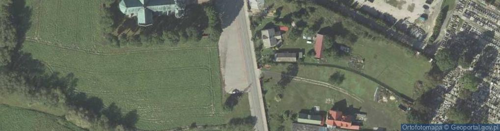 Zdjęcie satelitarne Kościół Św. Wita w Mełgwi