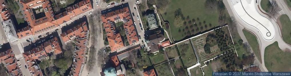 Zdjęcie satelitarne Kościól Świętego Benona w Warszawie