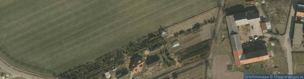Zdjęcie satelitarne Kosciol w Targoszynie