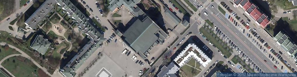 Zdjęcie satelitarne Kościół Wniebowstąpienia Pańskiego - Warszawa