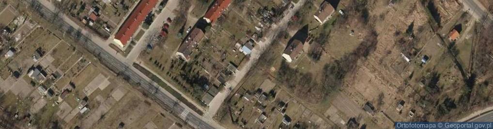 Zdjęcie satelitarne Kosiol stare miasto brzeg dolny