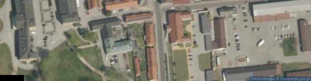 Zdjęcie satelitarne Koszęcin kaplica organy p
