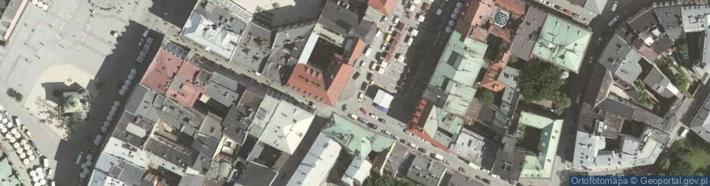 Zdjęcie satelitarne Krakov, Stare Miasto, Mały Rynek II
