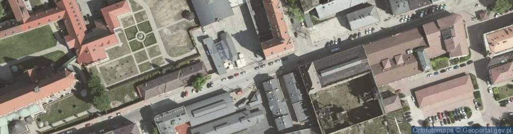 Zdjęcie satelitarne Krakov, vozovna svatého Vavřince