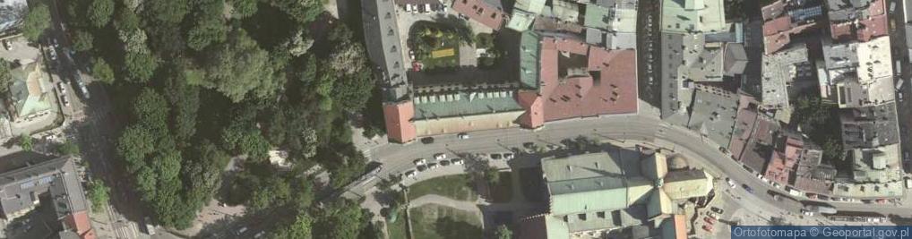 Zdjęcie satelitarne Kraków - Bishops Palace 01