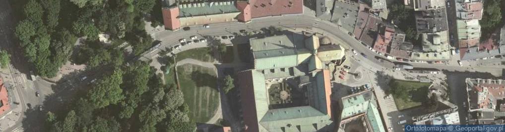 Zdjęcie satelitarne Kraków - Church of St. Francis 01