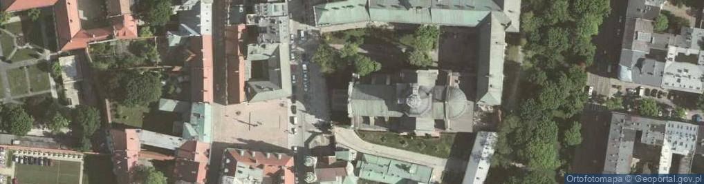 Zdjęcie satelitarne Kraków - Kościół pw. Św. Piotra i Pawła 01