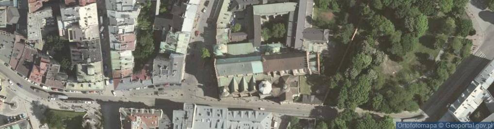 Zdjęcie satelitarne Kraków - Kościół Świętej Trójcy - Nawa główna 01