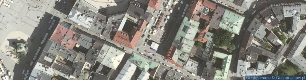 Zdjęcie satelitarne Krakow, Little Market sq1