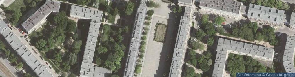 Zdjęcie satelitarne Krakow-plac Centralny 3