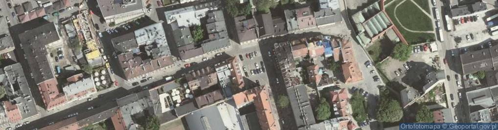 Zdjęcie satelitarne Krakow Synagoga Wysoka tablica 20071010 16571