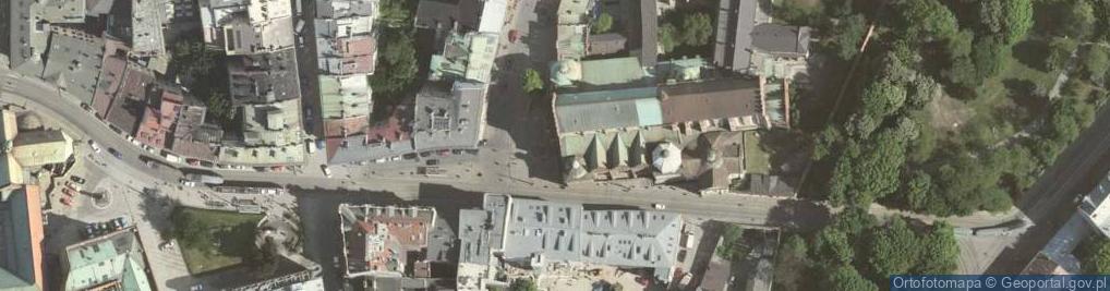 Zdjęcie satelitarne Kraków - Trinity Church 01