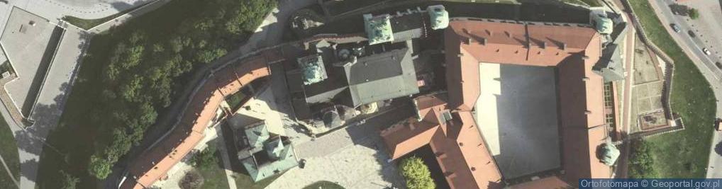 Zdjęcie satelitarne Kraków - Wawel - Zygmunt's Chapel 01