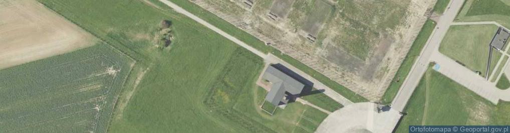 Zdjęcie satelitarne KrematoriumMajdanek