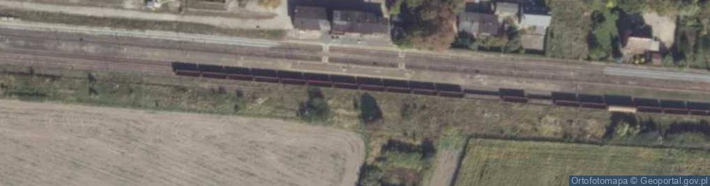 Zdjęcie satelitarne Krobia train station