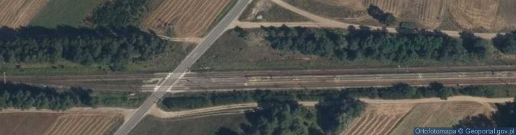Zdjęcie satelitarne Krusze stacja kolejowa