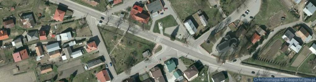Zdjęcie satelitarne Krzywcza cerkiew1
