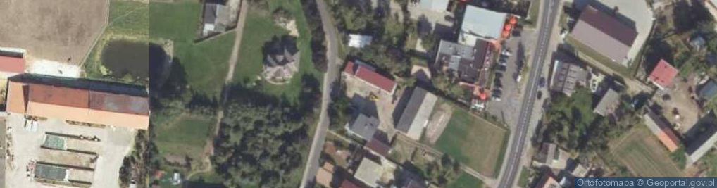 Zdjęcie satelitarne Kunowo (powiat gostyński) kościół