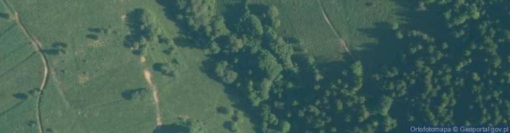 Zdjęcie satelitarne Lachowice kosciol pw sw Apostolow Piotra i Pawla