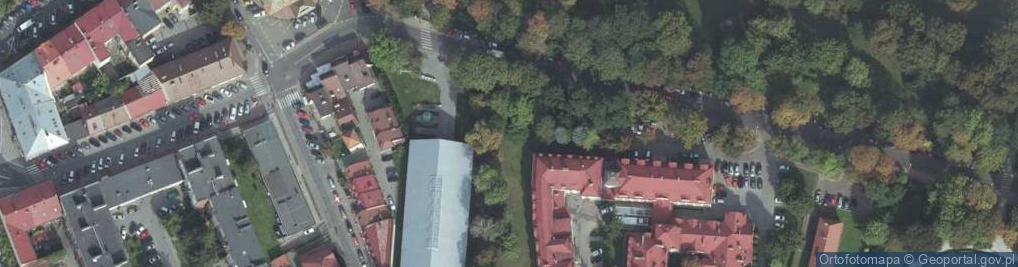 Zdjęcie satelitarne Łańcut - kościół św. Józefa (1)