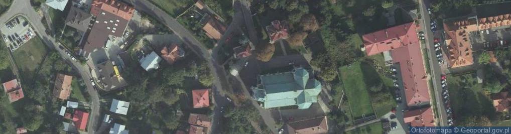 Zdjęcie satelitarne Lancut, kosciol sw. Stanislawa 2