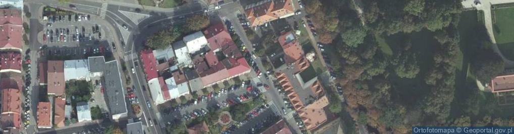 Zdjęcie satelitarne Lancut, ratusz