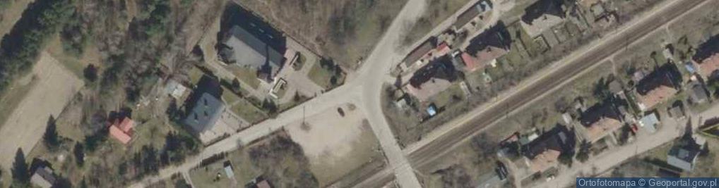 Zdjęcie satelitarne Lapy - Lapy Osse - Kosciol p.w. sw. Jana Chrzciciela
