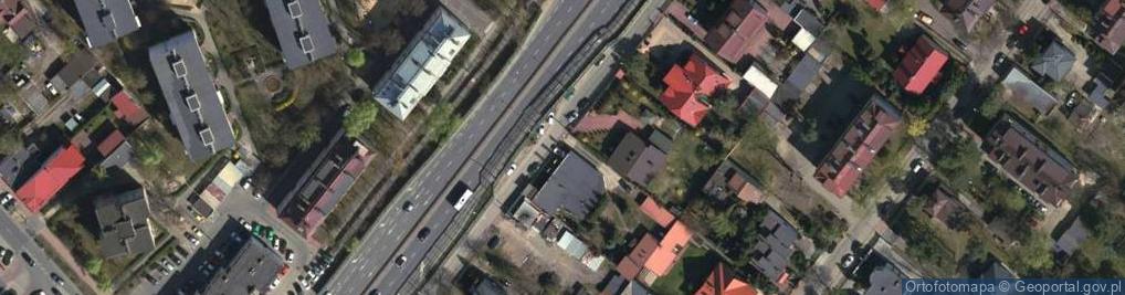 Zdjęcie satelitarne Legionowo, výstavba dálničního nadjezdu II