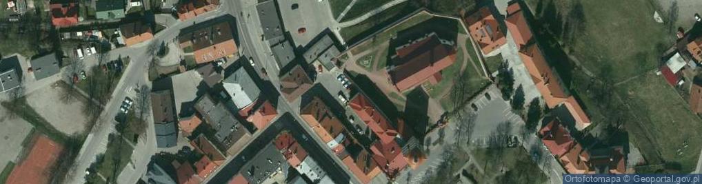 Zdjęcie satelitarne Lezajsk, kosciol sw. Trojcy 1
