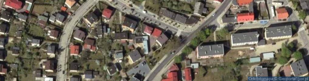 Zdjęcie satelitarne Lidzbark church
