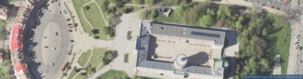 Zdjęcie satelitarne Lublin zamek 2009