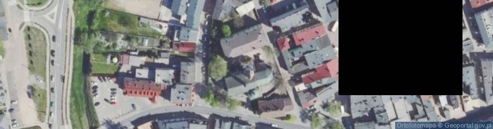 Zdjęcie satelitarne Lubliniec kościół św. Mikołaja 782