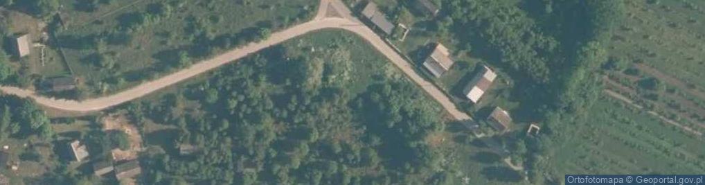 Zdjęcie satelitarne Machory - ruiny kaflarni