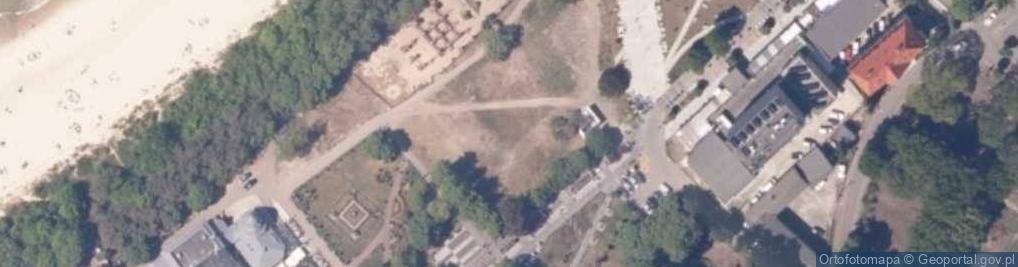 Zdjęcie satelitarne Majka Jeżowska Międzyzdroje