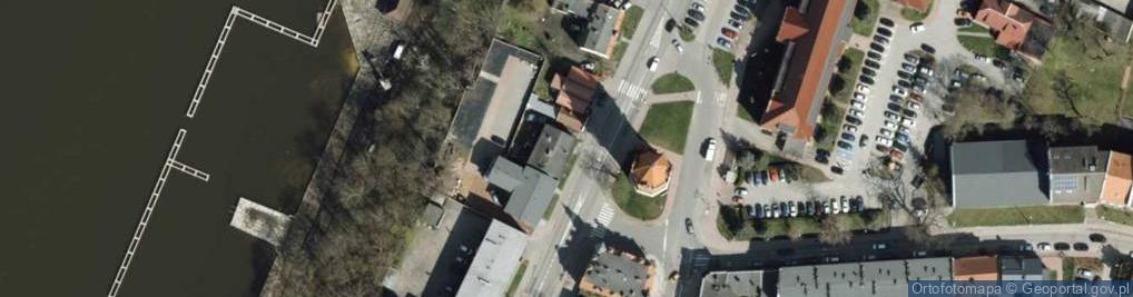 Zdjęcie satelitarne Malbork, budova úřadu powiatu