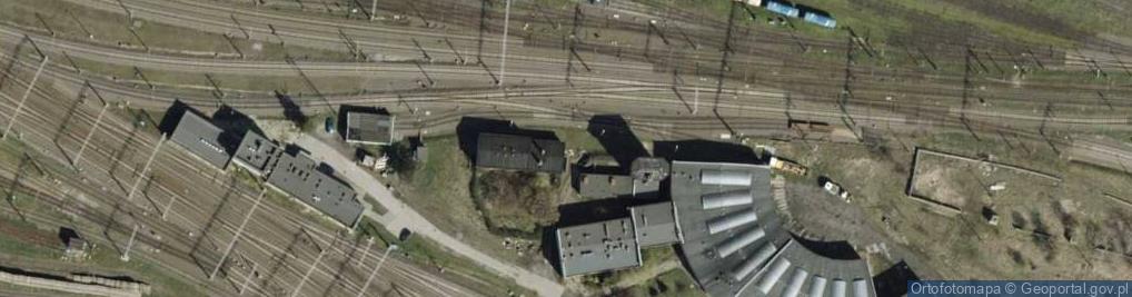 Zdjęcie satelitarne Malbork kolejowa wieża ciśnień