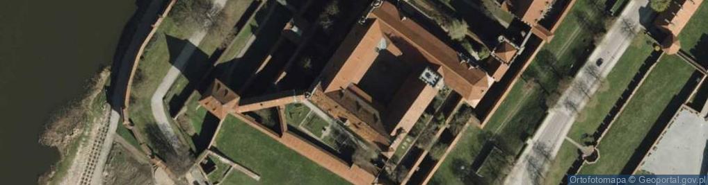 Zdjęcie satelitarne Malbork - Pelikan na zamkowej studni
