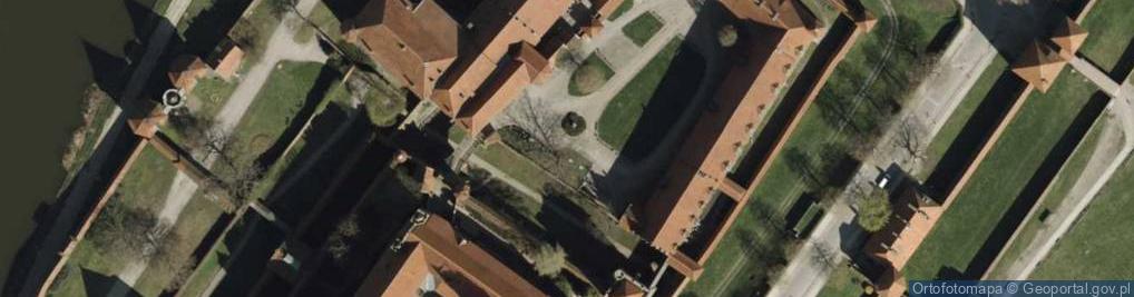 Zdjęcie satelitarne Malbork-refektarz