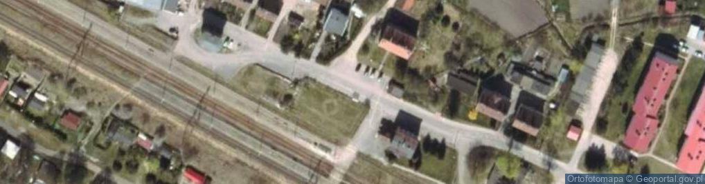 Zdjęcie satelitarne Małdyty, domy
