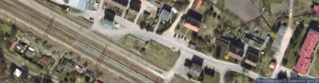 Zdjęcie satelitarne Małdyty, pošta