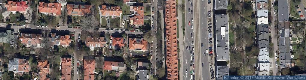 Zdjęcie satelitarne Matka Boska ul. Sędziowska w Warszawie