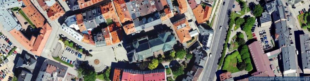 Zdjęcie satelitarne MB w katedrze w B-B