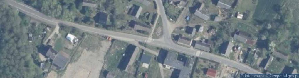Zdjęcie satelitarne Mechowo pałac