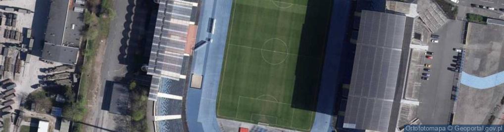 Zdjęcie satelitarne Mecz Zawisza Bydgoszcz - Olimpia Grudziądz na stadionie Zawiszy