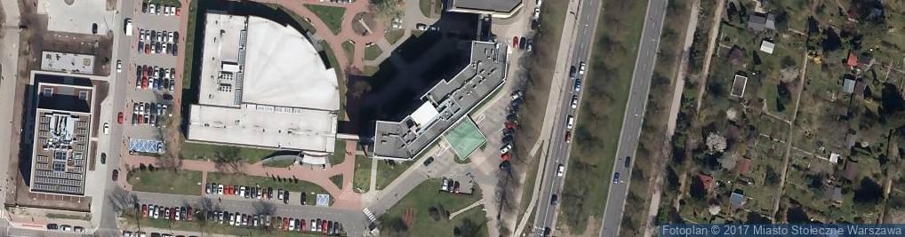Zdjęcie satelitarne Medical University of Warsaw