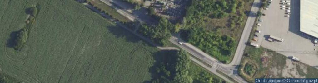 Zdjęcie satelitarne Michalowice, cmentarz parafialny