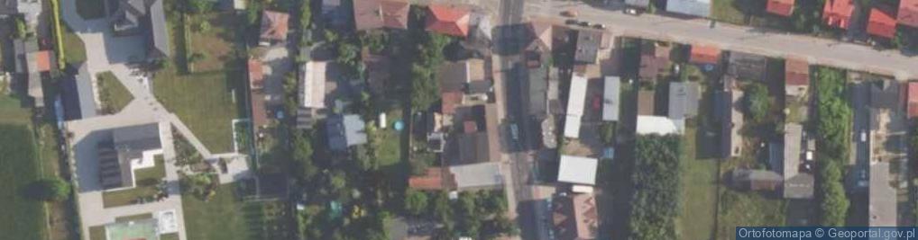 Zdjęcie satelitarne Miedźno-groby po Bitwie pod Mokra